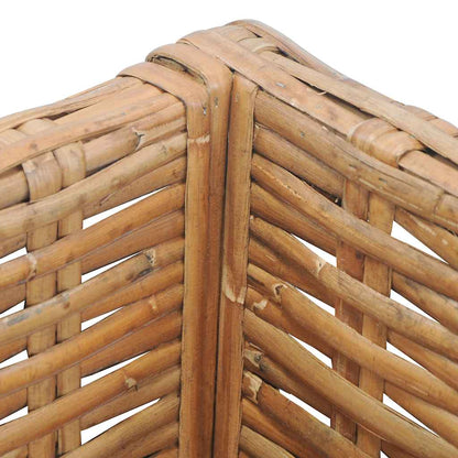 Ecksofa mit Kissen Natürliches Rattan