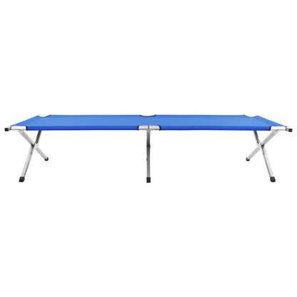 Campingbett 210x80x48 cm XXL Blau