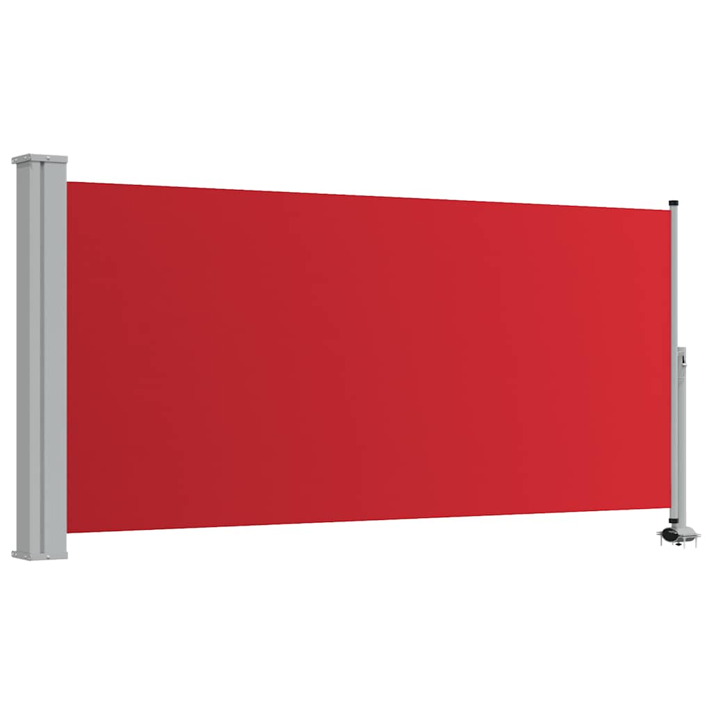 Ausziehbare Seitenmarkise 120x300 cm Rot