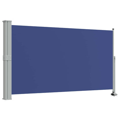 Ausziehbare Seitenmarkise 140 x 300 cm Blau
