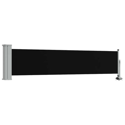 Ausziehbare Seitenmarkise 60×300 cm Schwarz