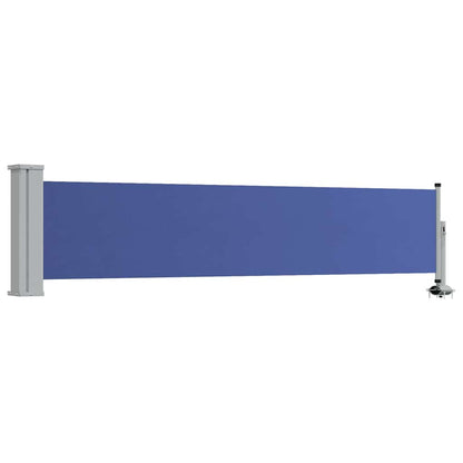 Ausziehbare Seitenmarkise 60×300 cm Blau