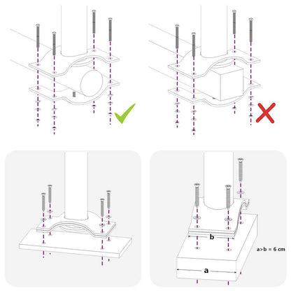 Ausziehbare Seitenmarkise 80×300 cm Creme