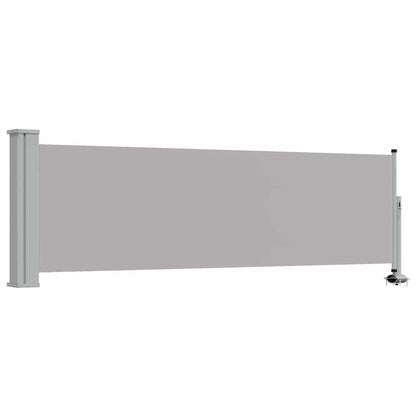 Ausziehbare Seitenmarkise 80×300 cm Grau