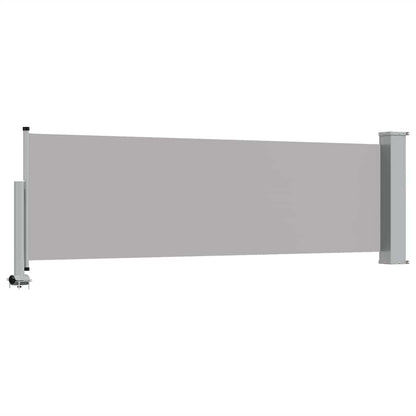 Ausziehbare Seitenmarkise 80×300 cm Grau