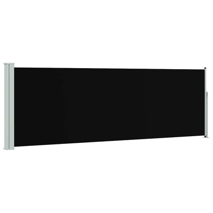 Ausziehbare Seitenmarkise 100×300 cm Schwarz