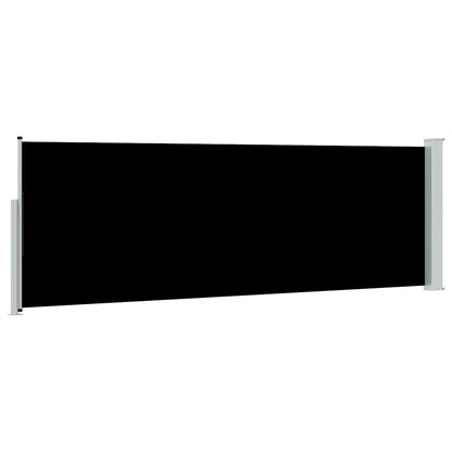 Ausziehbare Seitenmarkise 100×300 cm Schwarz