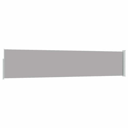 Ausziehbare Seitenmarkise 100×500 cm Grau