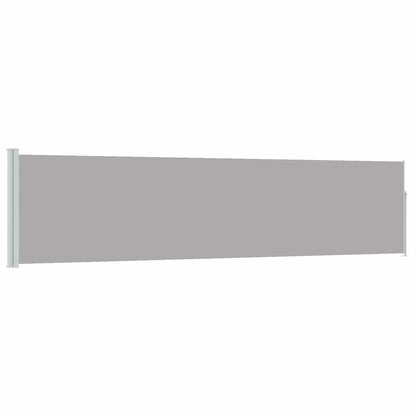 Ausziehbare Seitenmarkise 120×500 cm Grau