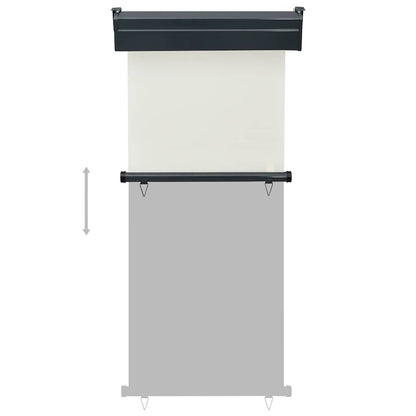 Balkon-Seitenmarkise 85x250 cm Creme