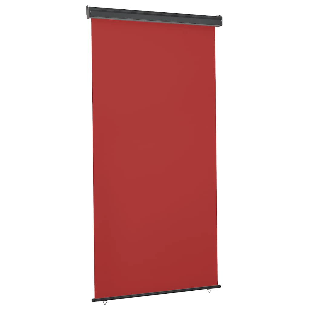 Balkon-Seitenmarkise 125x250 cm Rot