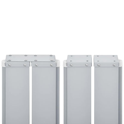 Ausziehbare Seitenmarkise Blau 120 x 1000 cm