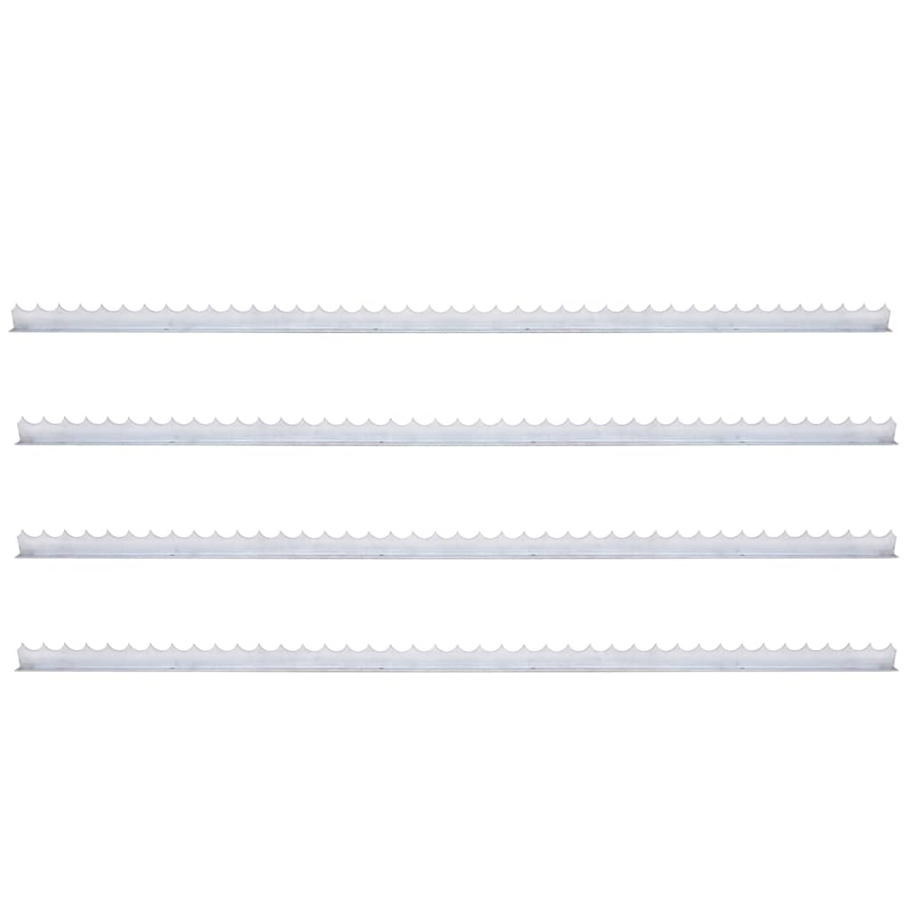 Zackenleiste Übersteigschutz 4 Stk. 1 m Verzinkter Stahl