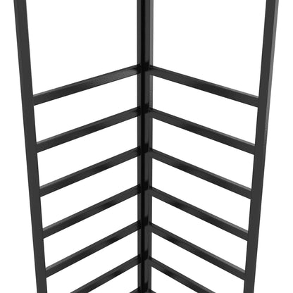 Gartenpavillon Pulverbeschichteter Stahl 4x3x2,7 m Weiß