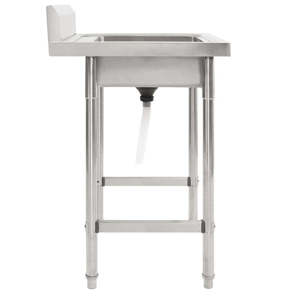 Küchenspüle Einzelbecken Edelstahl