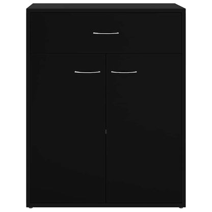 Sideboard Schwarz 60x30x75 cm Holzwerkstoff