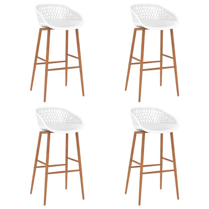 Barhocker 4 Stk. Weiß