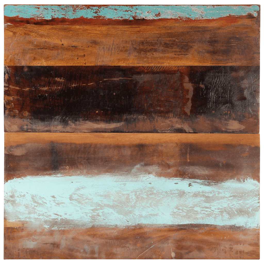 Tischplatte Quadratisch 80x80 cm 25-27 mm Altholz Massiv