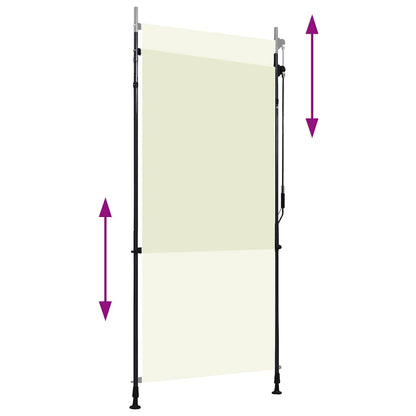 Außenrollo 100 x 270 cm Creme