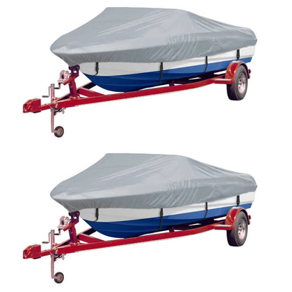 Bootspersenninge 2 Stk. Grau Länge 488-564 cm Breite 239 cm