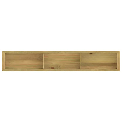 Hochbeet 291 x 50 x 50 cm Kiefernholz Imprägniert