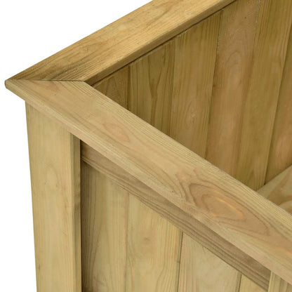 Hochbeet 291 x 50 x 50 cm Kiefernholz Imprägniert