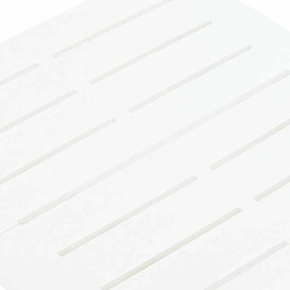 Gartentisch Klappbar Weiß 45x43x50 cm Kunststoff