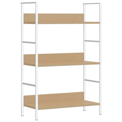 Bücherregal 3 Regalböden Eiche 60×27,6×90,5 cm Holzwerkstoff