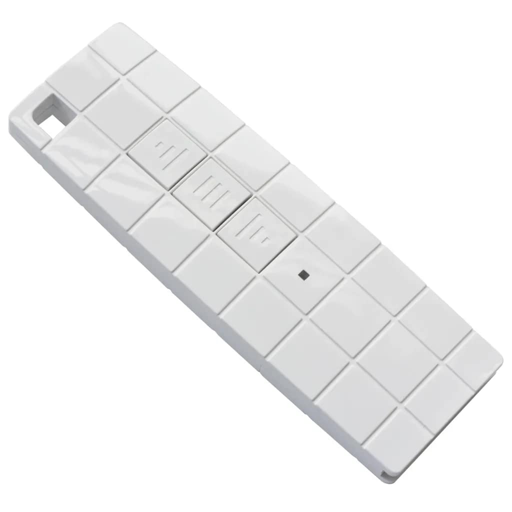 Kassettenmarkise mit Motor 400x300 cm Blau und Weiß