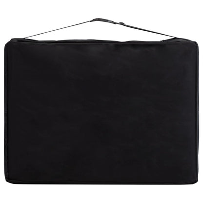 Massageliege Klappbar 2-Zonen mit Holzgestell Rosa