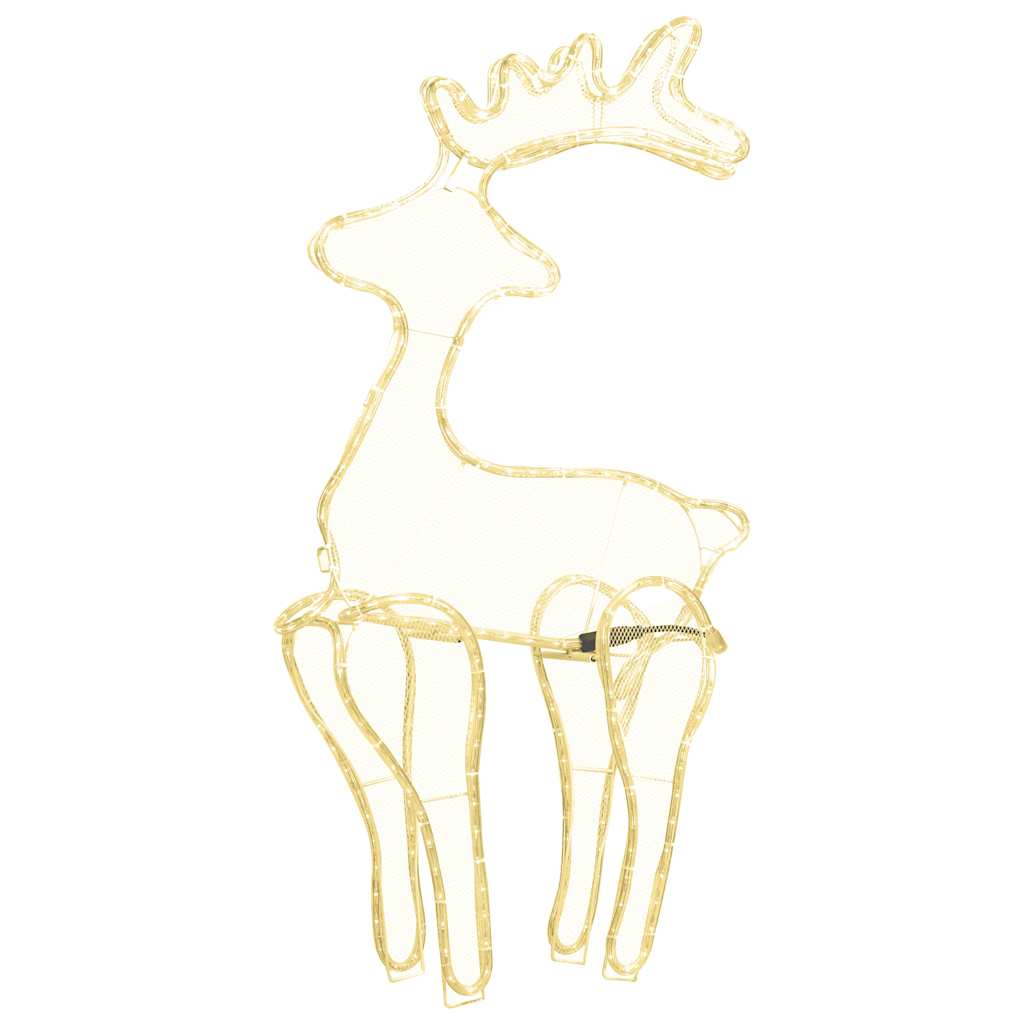 Rentier Weihnachtsdekoration mit Mesh 306 LEDs 60x24x89 cm