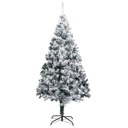 Künstlicher Weihnachtsbaum mit Schnee Grün 180 cm PVC