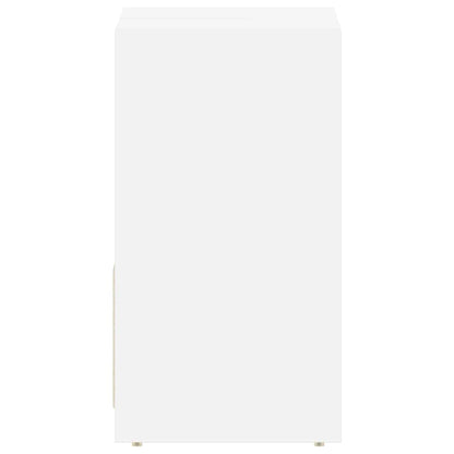 Badezimmerschrank Weiß 60x33x61 cm Holzwerkstoff