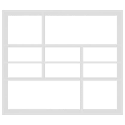 Wandregal Weiß 90x16x78 cm Holzwerkstoff