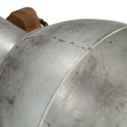 Stehlampe Silbern E27 Mango Massivholz