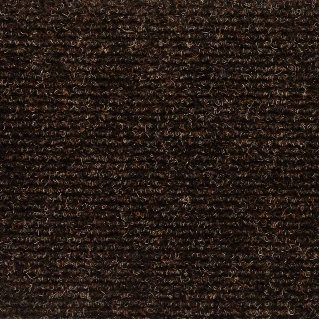 Stufenmatten Selbstklebend 15 Stk. 56x17x3 cm Braun Halbrund