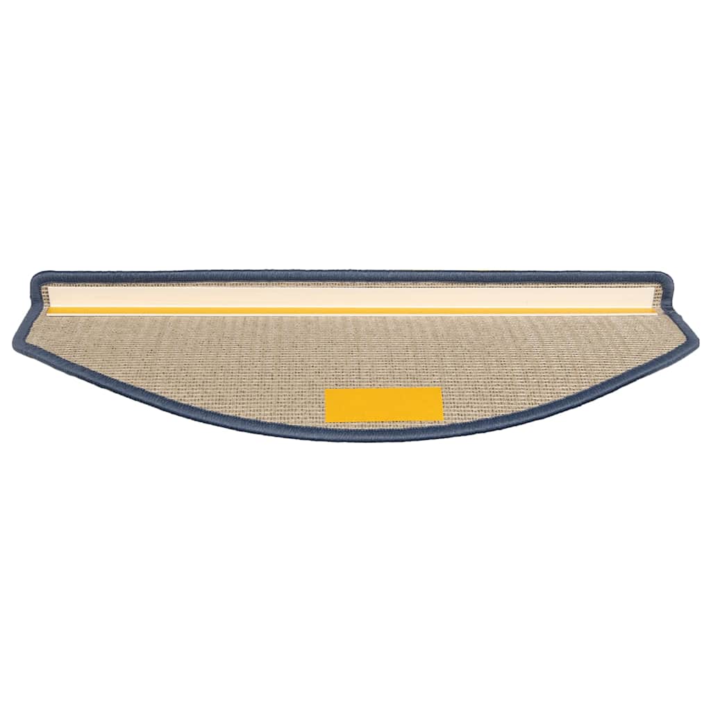 Stufenmatten 15 Stk. 65x24x4 cm Hellgrau und Blau Halbrund Groß