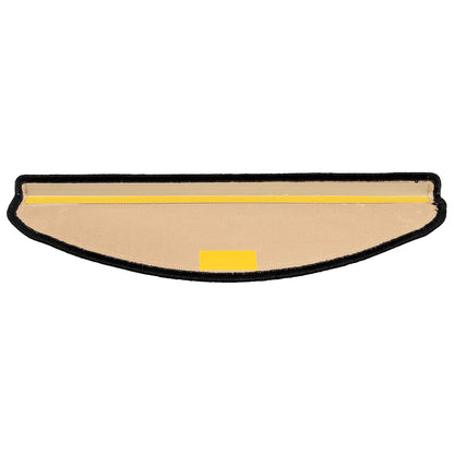 Treppenmatten Selbstklebend 15 Stk. Schwarz und Grau 65x21x4 cm