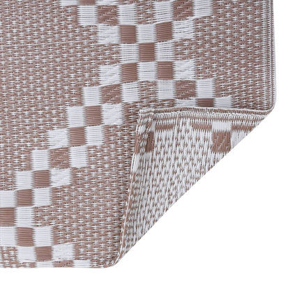 Outdoor-Teppich ARAKIL Braun 190x290 cm PP