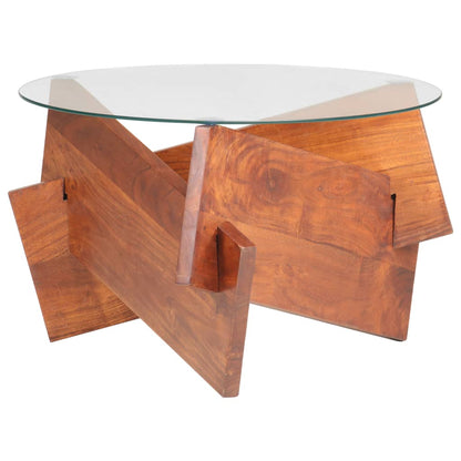 Couchtisch 60 cm Massivholz Akazie