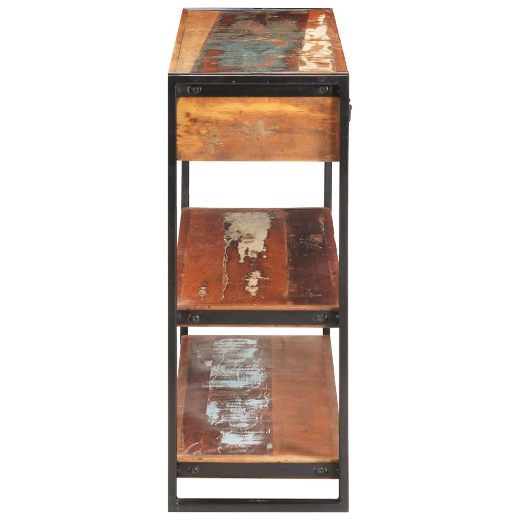 Sideboard 120x30x75 cm Recyceltes Massivholz