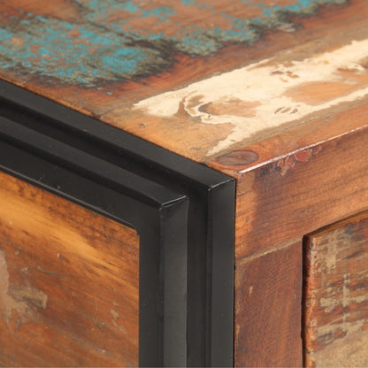 Sideboard 120x30x75 cm Recyceltes Massivholz