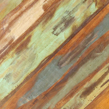 Couchtisch Ø68x43 cm Recyceltes Massivholz