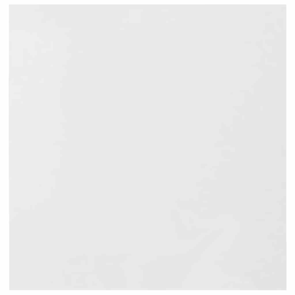 Schweberegale 4 Stk. Hochglanz-Weiß 23x23,5x3,8 cm MDF