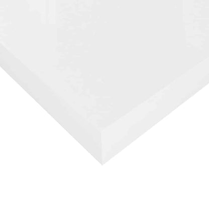 Schweberegal Hochglanz-Weiß 80x23,5x3,8 cm MDF