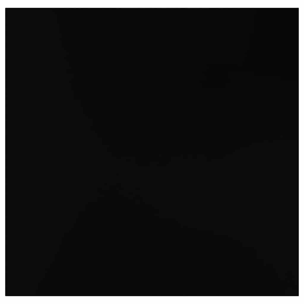 Schweberegale 4 Stk. Hochglanz-Schwarz 23x23,5x3,8 cm MDF