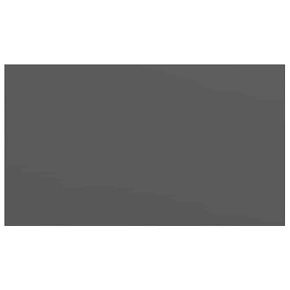 Schweberegale 4 Stk. Hochglanz-Grau 40x23x3,8 cm MDF