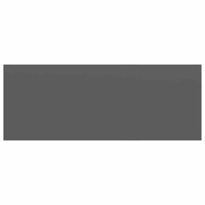 Schweberegale 4 Stk. Hochglanz-Grau 60x23,5x3,8 cm MDF