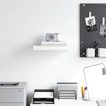 Schweberegal Weiß 40x23x3,8 cm MDF