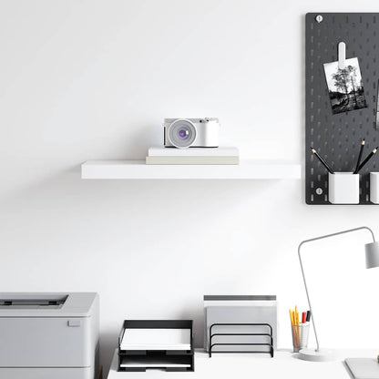 Schweberegal Weiß 60x23,5x3,8 cm MDF